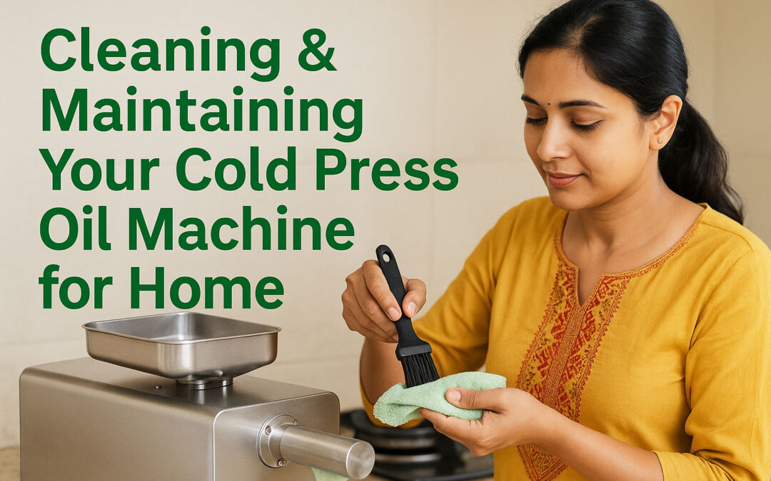 Cleaning and Maintaining Your Cold Press Oil Machine for Home