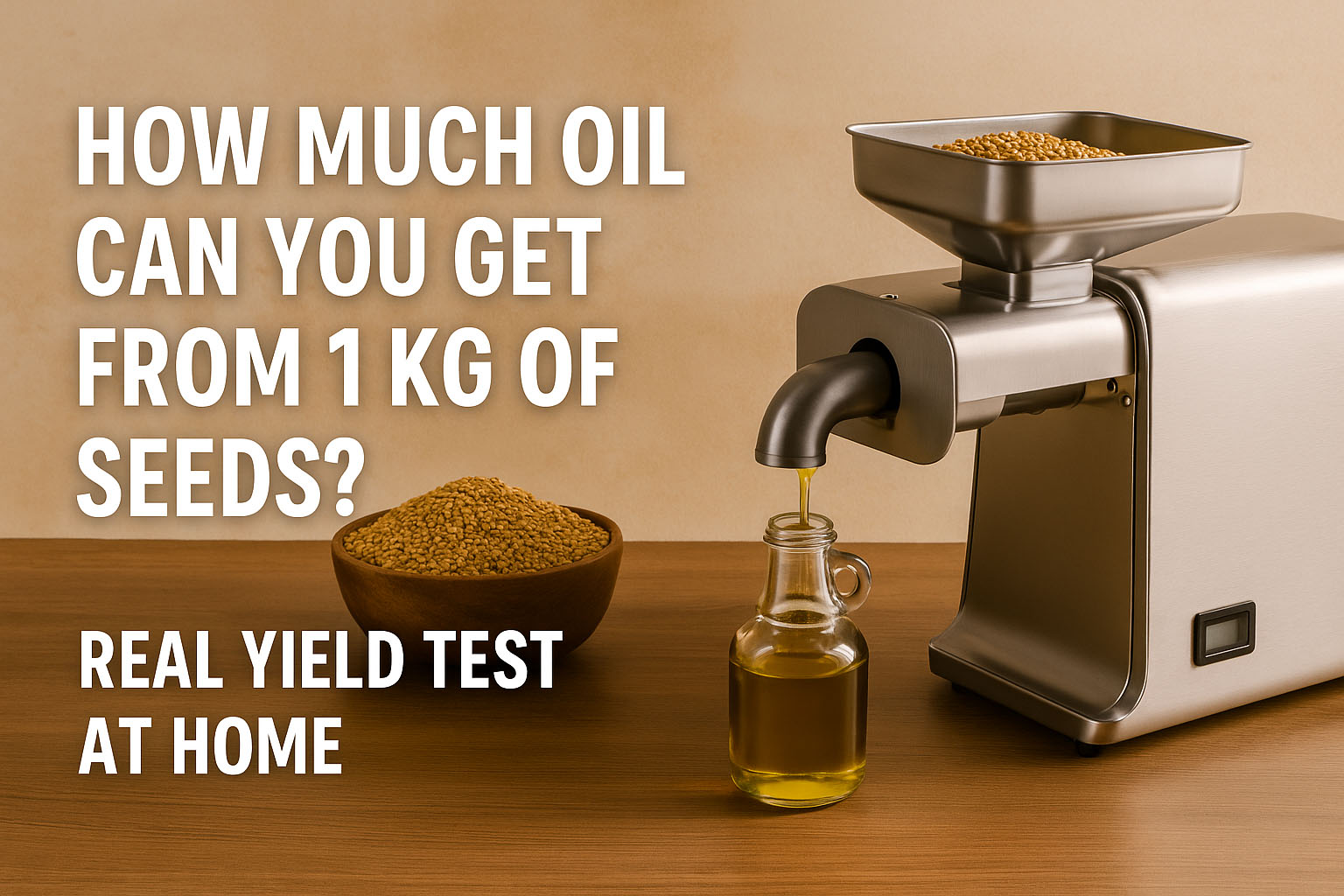 How Much Oil Can You Get from 1 kg of Seeds
