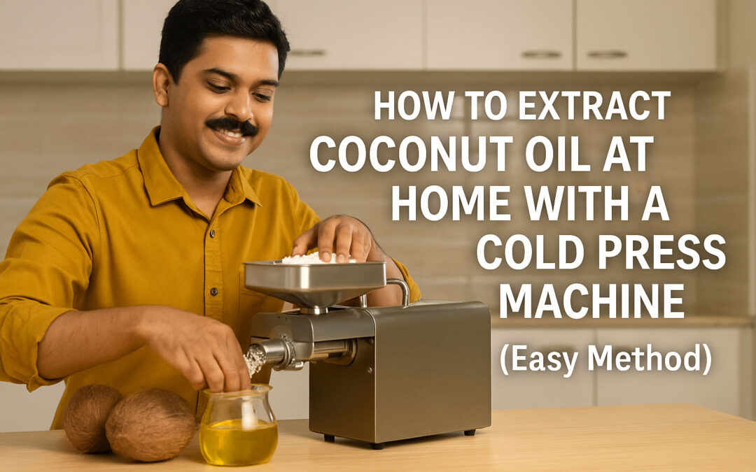 How to Extract Coconut Oil at Home with a Cold Press Machine (Easy Method)