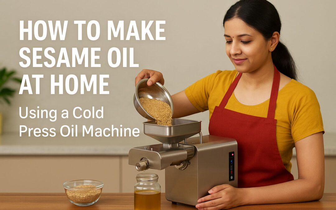 How to Make Sesame Oil at Home Using a Cold Press Oil Machine