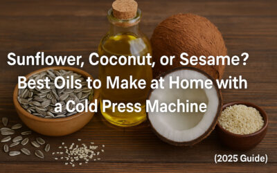Sunflower, Coconut, or Sesame? Best Oils to Make at Home with a Cold Press