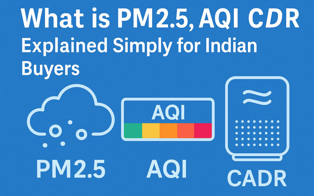 What is PM2.5, AQI, and CADR Explained Simply (for Indian Buyers)