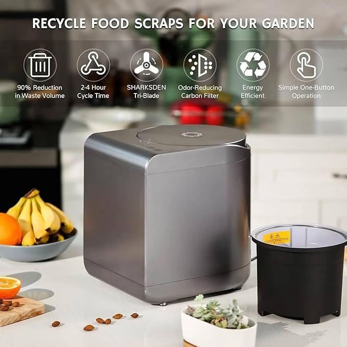 CARTNOVA‚Electric Kitchen ComposterBest Electric Compost Maker for Home