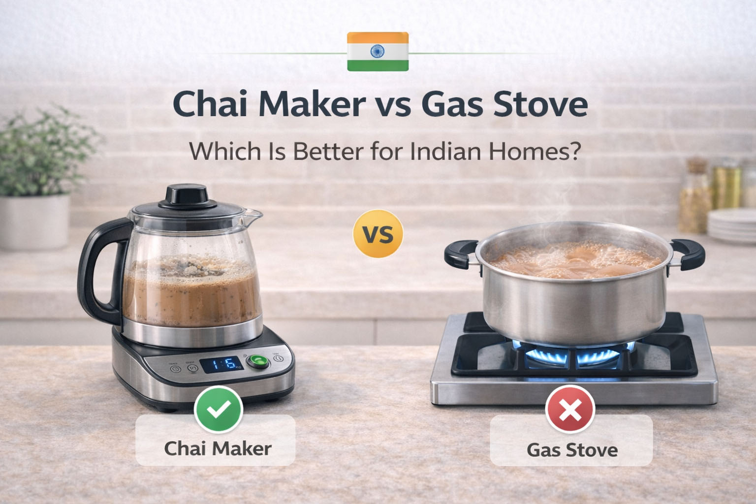 Chai Maker vs Gas Stove: Which Is Better for Indian Homes?