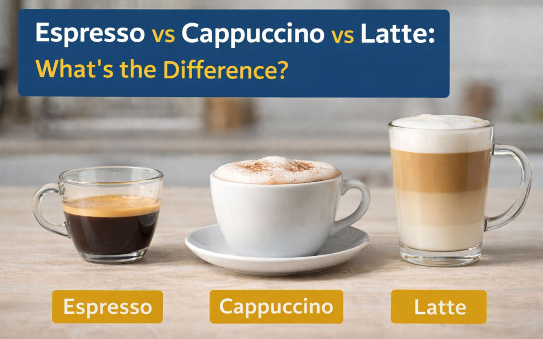 Espresso vs Cappuccino vs Latte: What’s the Difference?