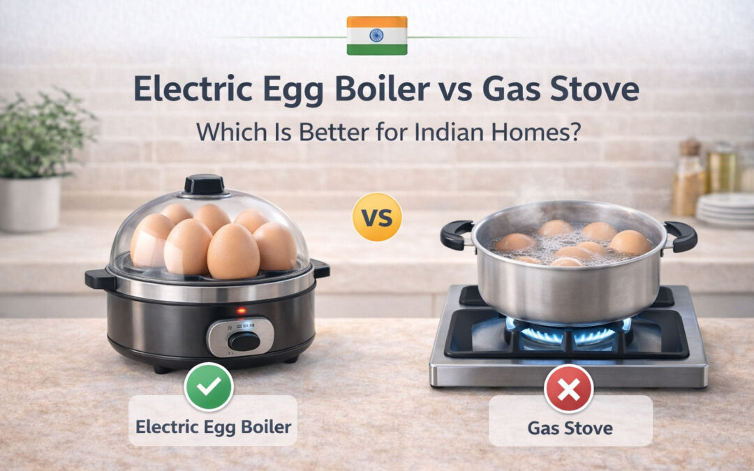 Electric Egg Boiler vs Gas Stove: Which Is Better for Indian Homes?