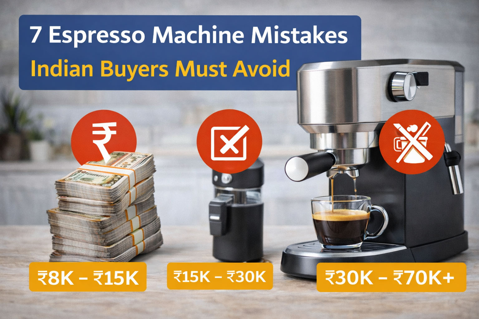 7 Espresso Machine Mistakes Indian Buyers Must Avoid