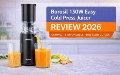 Borosil 130W Easy Cold Press Juicer Review – Is This Compact Slow Juicer Worth Buying?