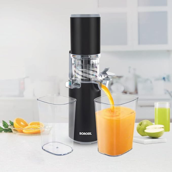 Borosil 130W Easy Cold Press Slow Juicer