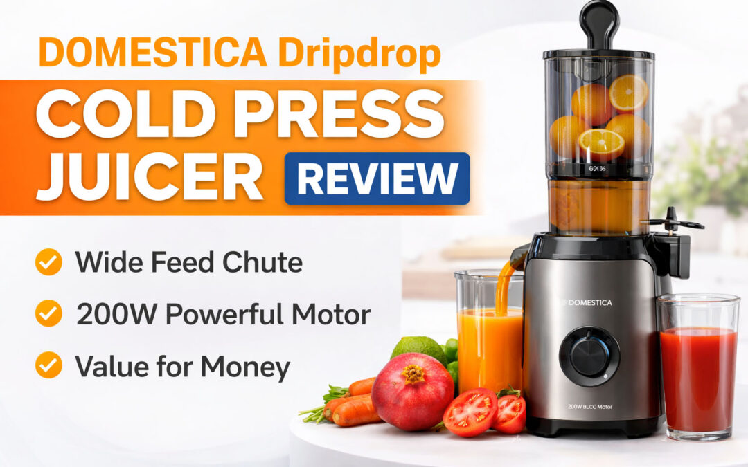 DOMESTICA Dripdrop Cold Press Juicer for Home – Complete Review