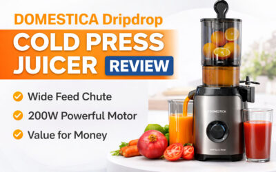 DOMESTICA Dripdrop Cold Press Juicer for Home – Complete Review