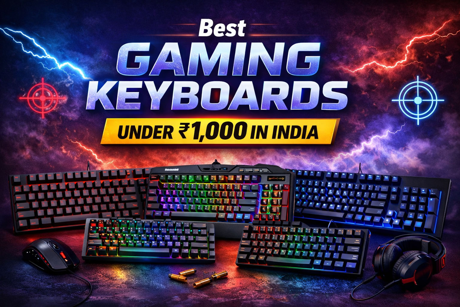 Best Gaming Keyboard Under ₹1000 in India