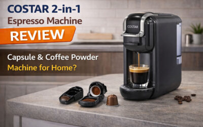 COSTAR 2-in-1 espresso machine review – Capsule & Coffee Powder Machine for Home