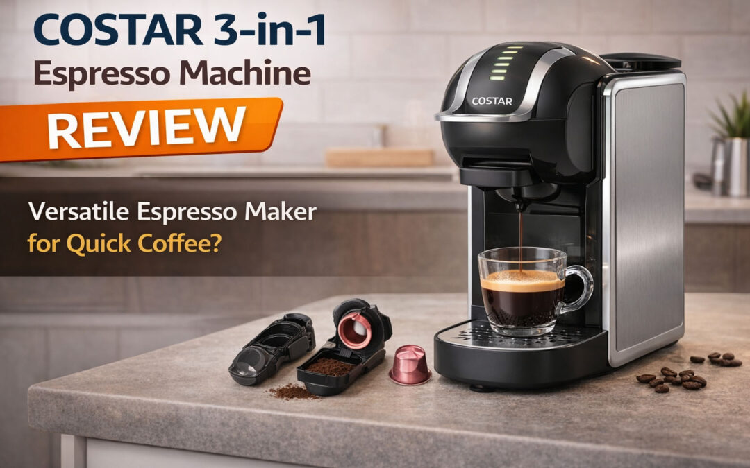 COSTAR Master 7 Plus espresso machine review – 3-in-1 capsule & coffee powder machine for home