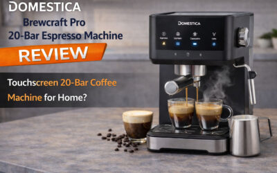 DOMESTICA Brewcraft Pro espresso machine review – touchscreen 20-bar coffee machine for home