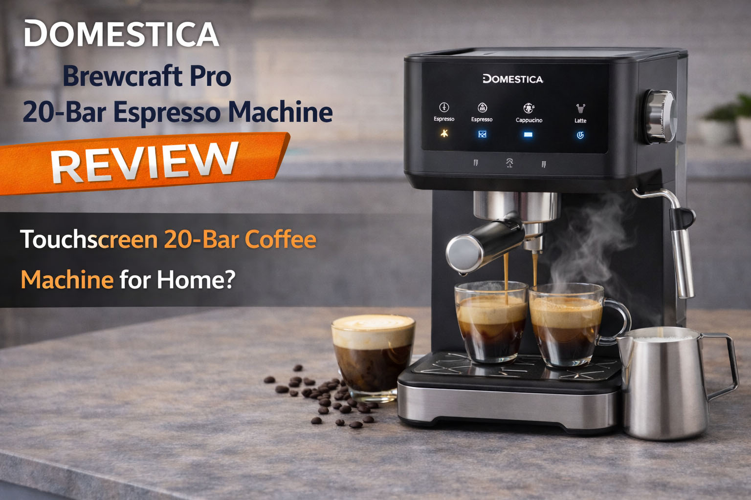 DOMESTICA Brewcraft Pro Espresso Machine Review DOMESTICA Brewcraft Pro Espresso Machine Review