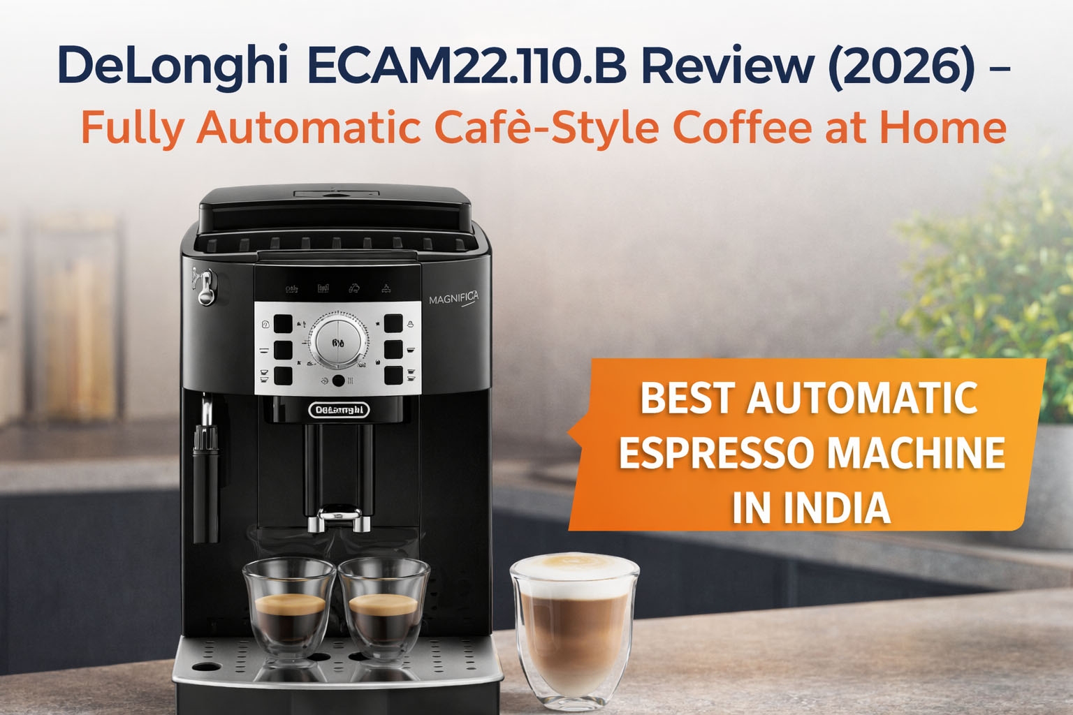 DeLonghi ECAM22.110.B espresso machine review