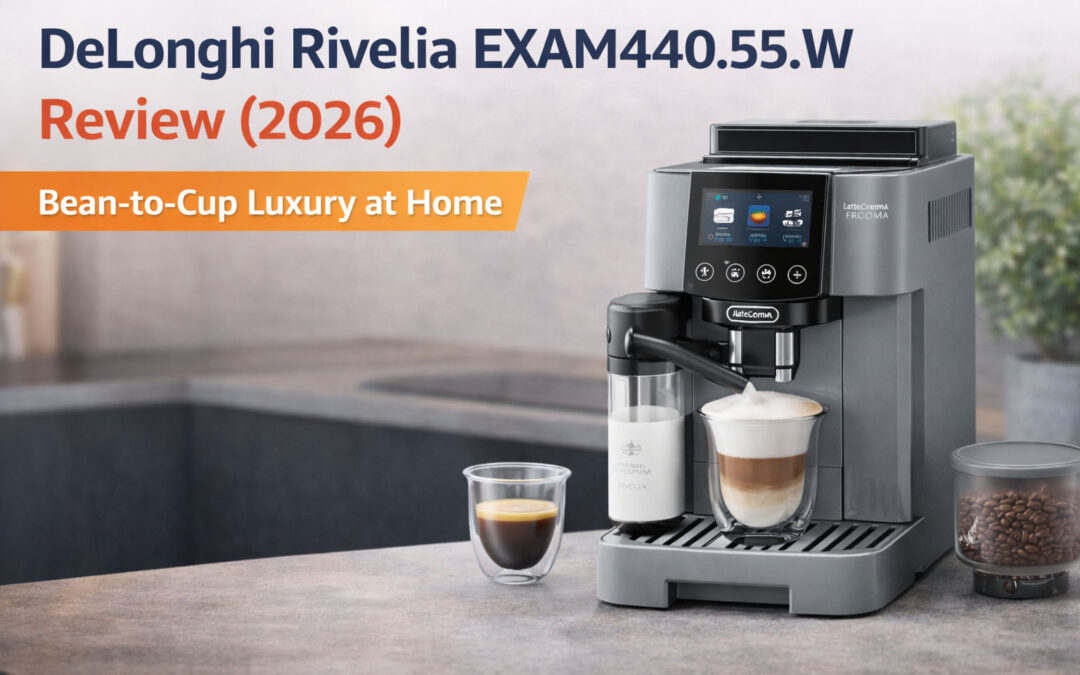 DeLonghi Rivelia EXAM440.55.W Espresso Machine Review (2026)