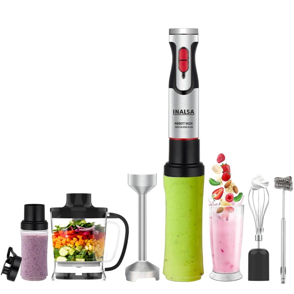INALSA Hand Blender Mixer 1800W