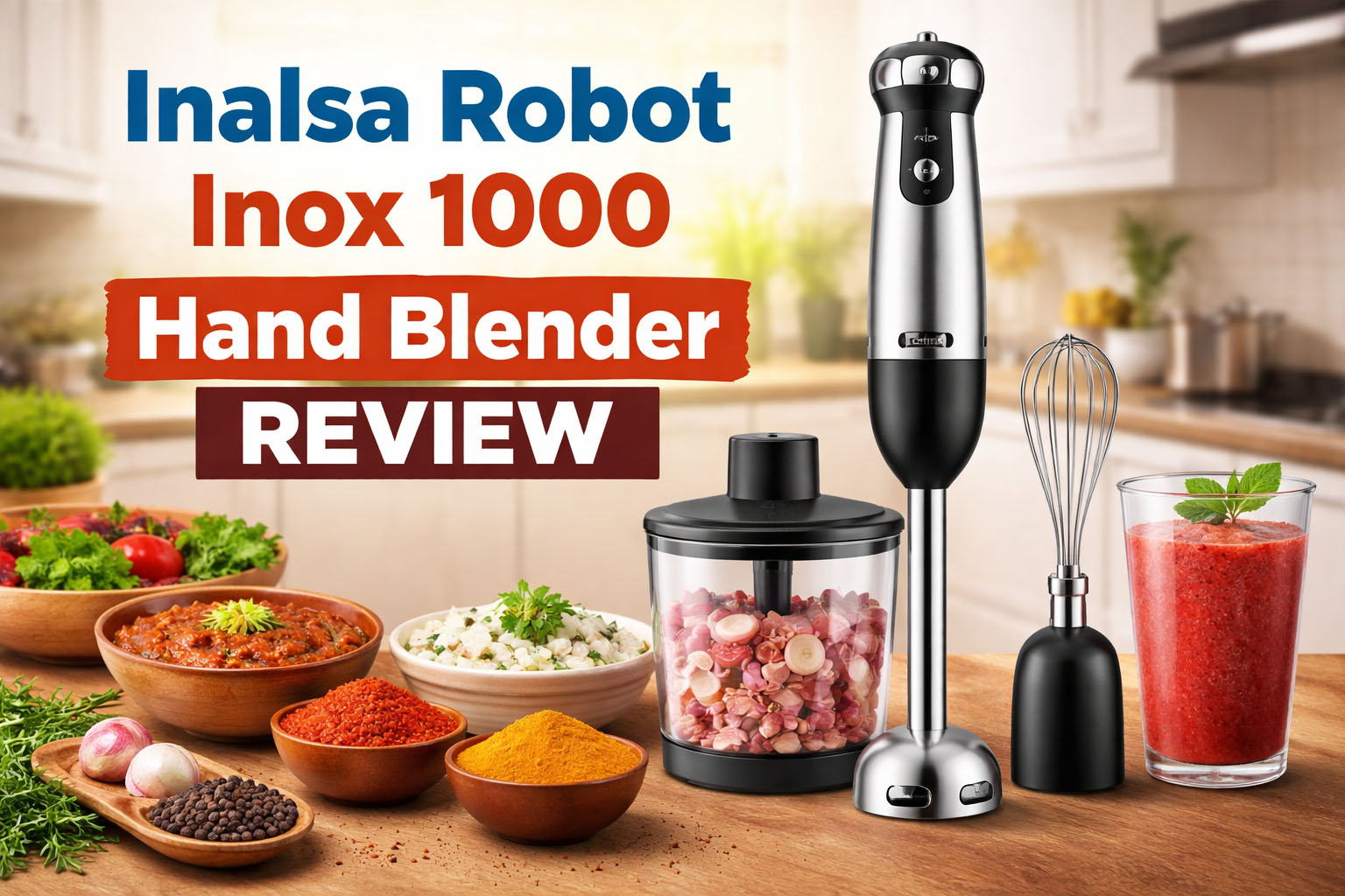 Inalsa Robot Inox 1000 hand blender