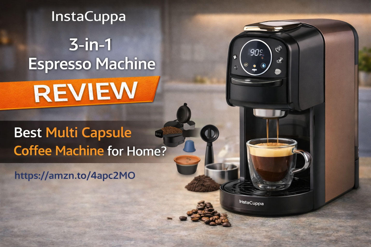 InstaCuppa 3-in-1 Espresso Machine Review InstaCuppa 3-in-1 Espresso Machine Review