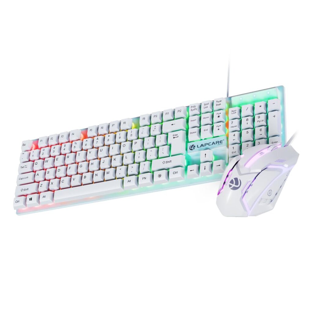 LAPCARE RAPIDO Wired Gaming Keyboard and Mouse Combo