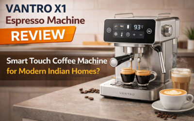 VANTRO X1 espresso machine review – Smart Touch Coffee Machine for Modern Indian Homes