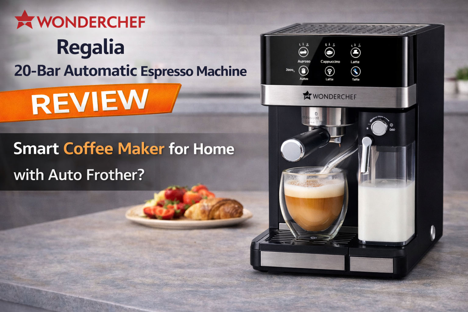 Wonderchef Regalia 20-Bar Automatic Espresso Machine Review