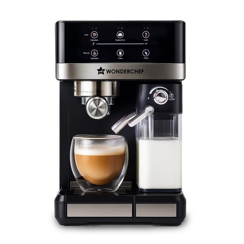 Wonderchef Regalia Automatic Coffee Maker, 20-bar