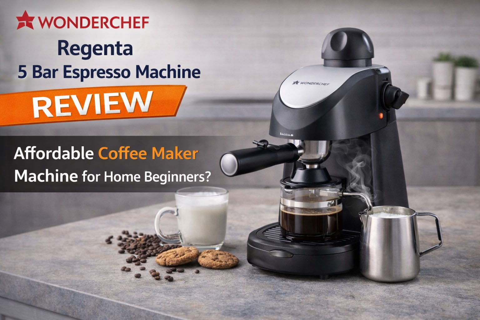 Wonderchef Regenta 5 Bar Espresso Machine Review