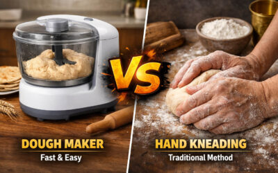 ATTA DOUGH MAKER VS HAND KNEADING