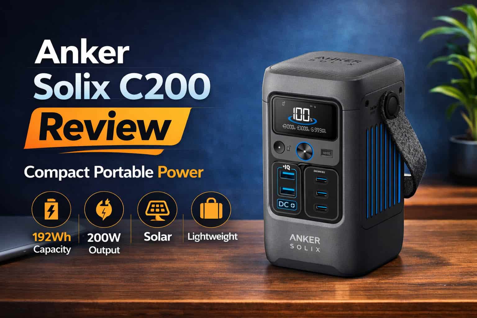 Anker Solix C200 portable power station review
