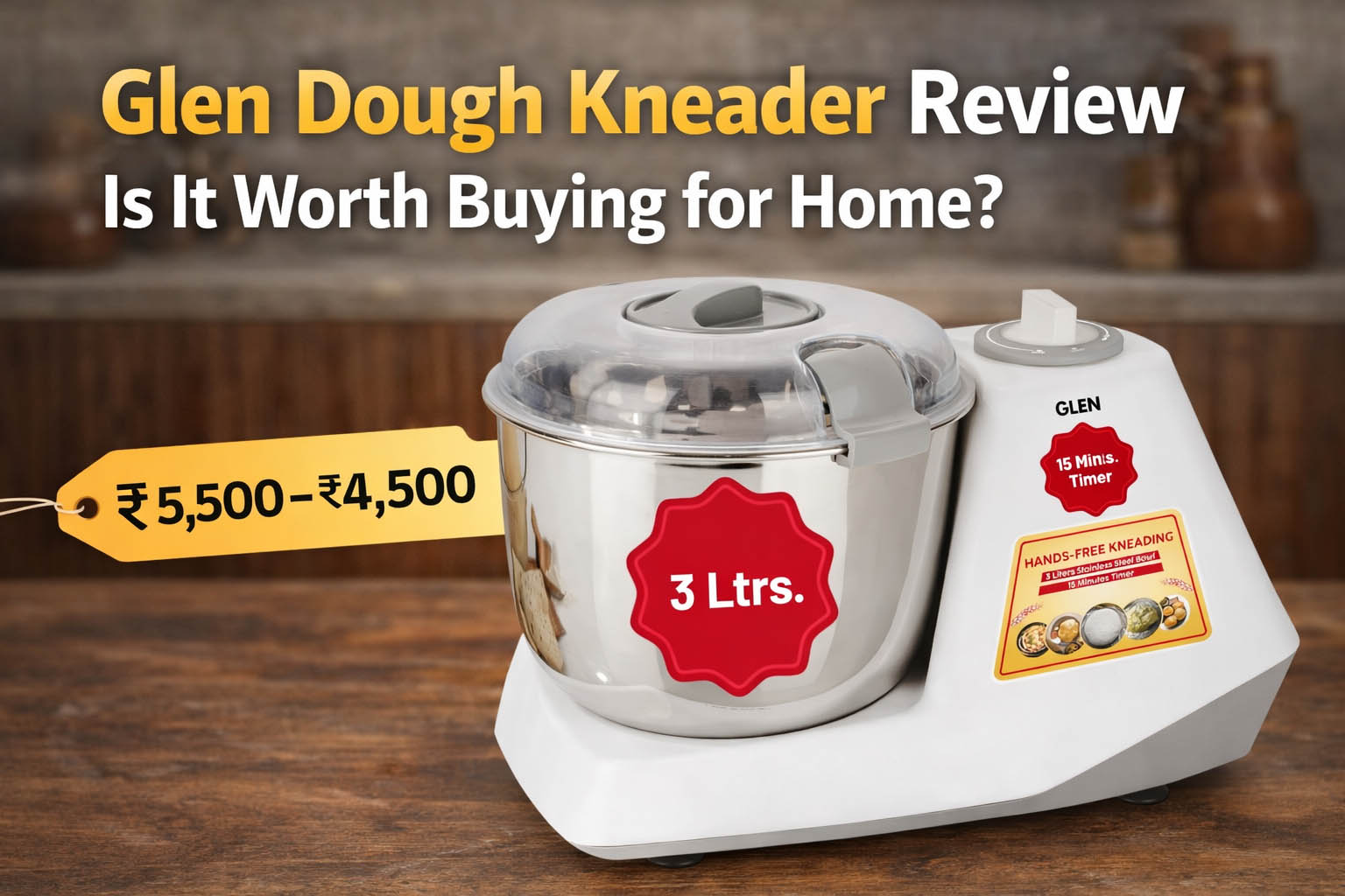 Glen dough kneader machine review Glen dough kneader machine review