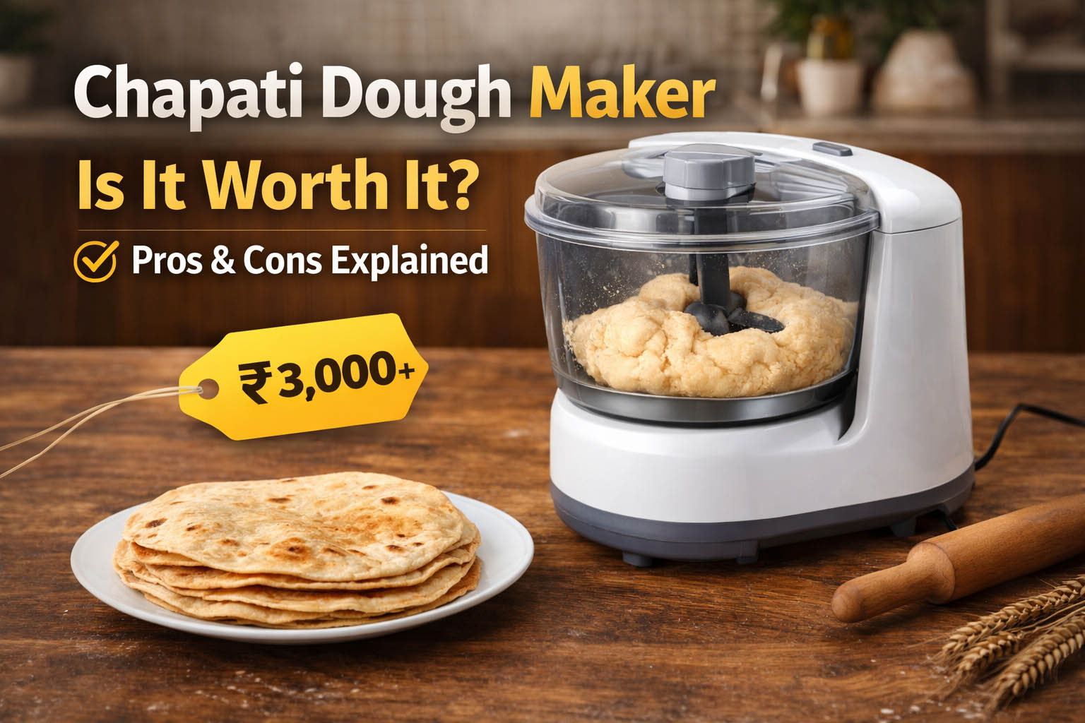 chapati dough maker machine for home use